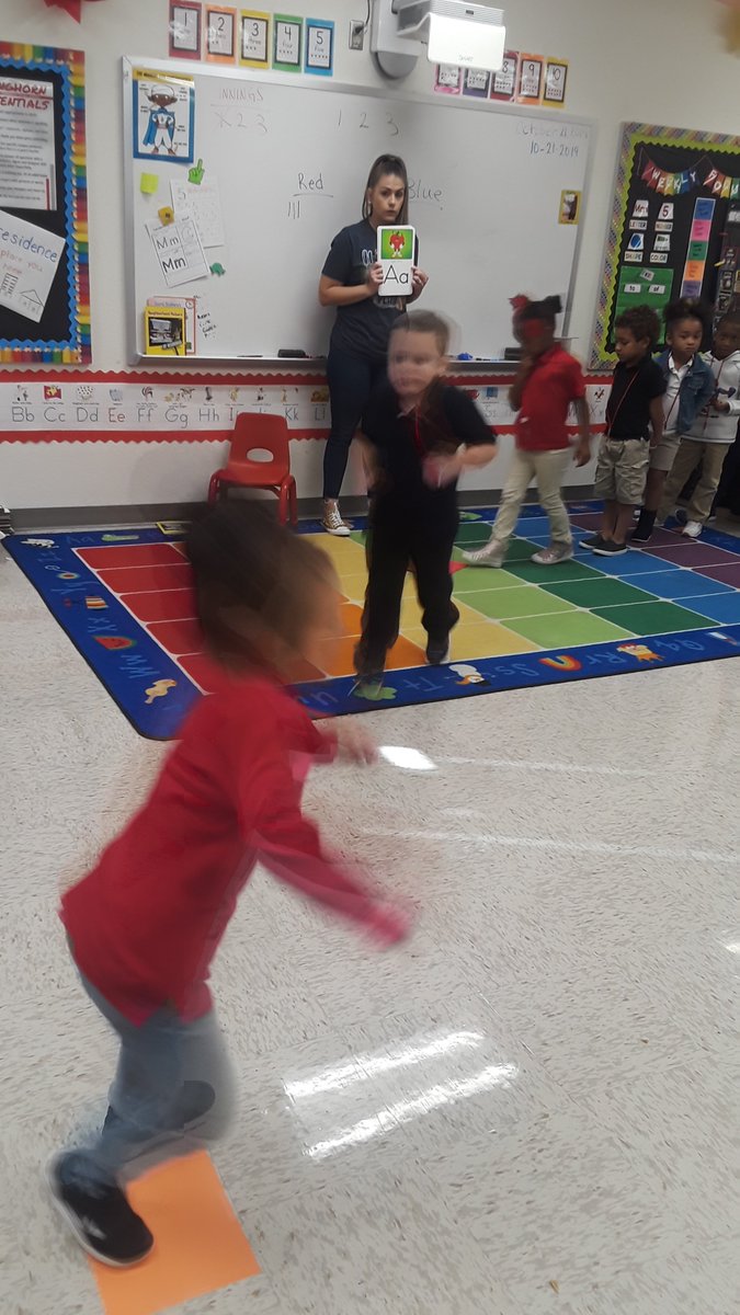 StormiMcdaniel's tweet image. Pre-k scholars enjoyed playing a little baseball this morning to review our letters. Keeping things fun! #litlearning