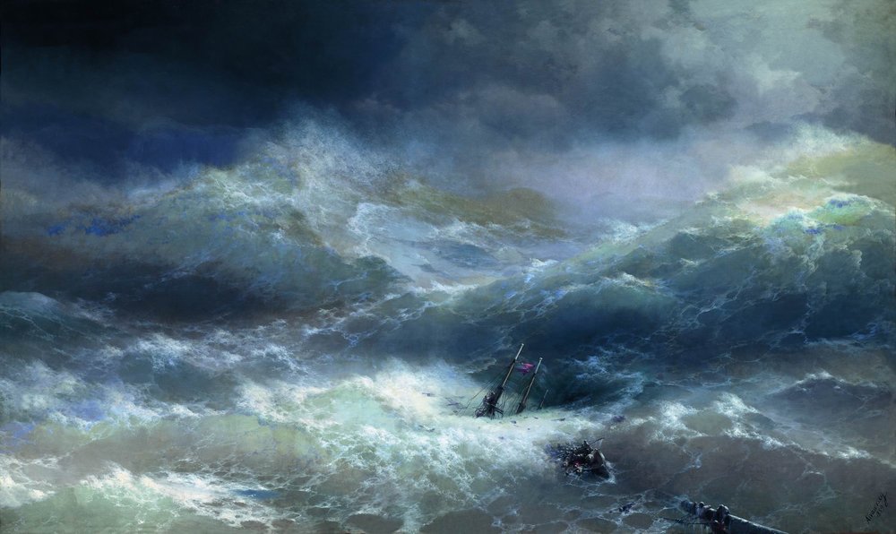 ArtSparkStudio's tweet photo. RT @aivazovski_art: Wave, 1889 #aivazovsky #romanticism https://t.co/eCTLPZlqXk