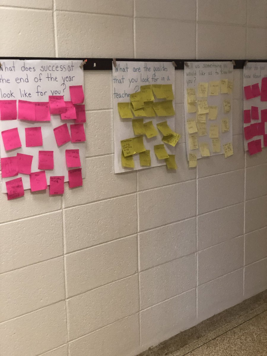 Kotoole6's tweet photo. Get to know your students!! Relationships are the cornerstone of learning! @gcouros @ESBPD @Andrea75511652 @JWash1983 https://t.co/8khuoncicf