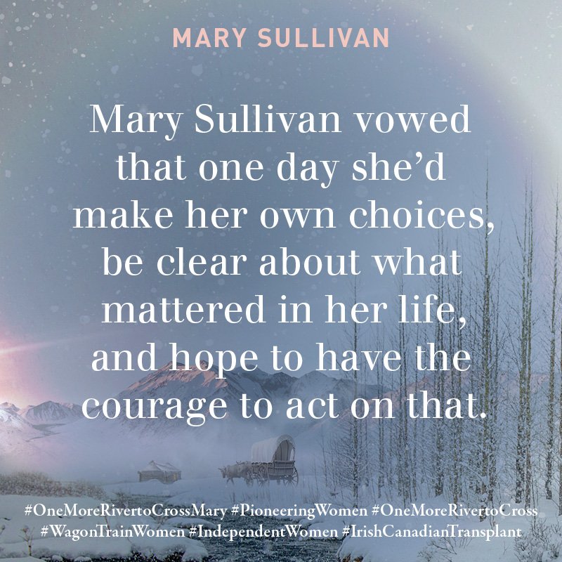 "Mary Sullivan vowed that one day she'd make her own choices, be clear about what mattered in her life, and hope to have the courage to act on that."
~ One More River To Cross