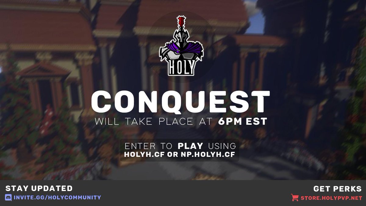 holypvpnet's tweet photo. ✴️ALERTA CONQUEST✴️

Hoy a las 6 PM EST tomara lugar un CONQUEST en MEDIUM!🗓️

La faction GANADORA recibirá una GIFTCARD de 35 US$ y 10x Koth Keys 🗝️

↪️Discord: https://t.co/8u2Mdpo2Up
▶️IP PREMIUM: https://t.co/ipl6mFdBD7
▶️IP NO PREMIUM: https://t.co/t0fcMUxR5J https://t.co/qSwSJwgz8h