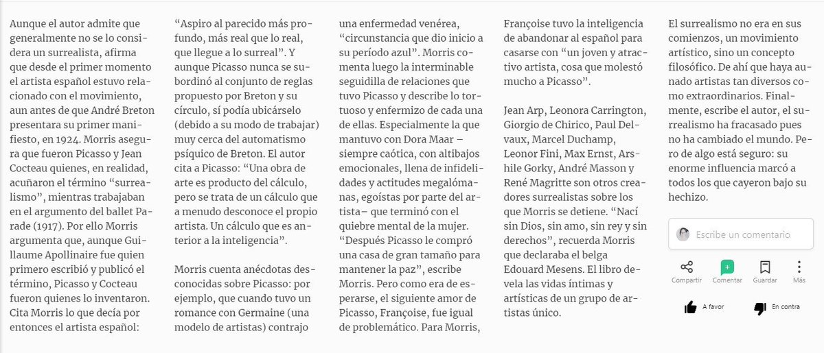 MerBergliaffa's tweet photo. El delicioso libro publicado por @EditorialBLUME sobre la vida de los artistas #surrealistas. Nota en @revistaenie #Picasso #JoanMiro  #LeonorFini #SalvadorDali #Giacometti # https://t.co/VIlPmmdQ4o