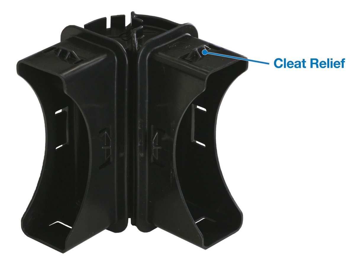 The cleat relief on our new elbows provides for super easy insertion and faster installs. 
Learn more: prinsco.com/proformhd/ #residentialconstruction #foundationfootings