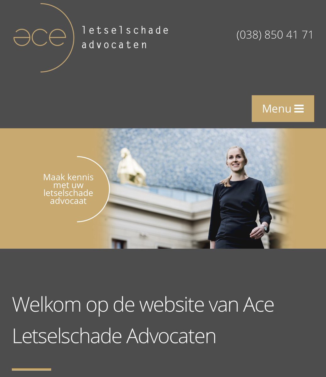 Met trots presenteren wij onze nieuwe website, sinds vandaag in de lucht! ace-letselschade.nl