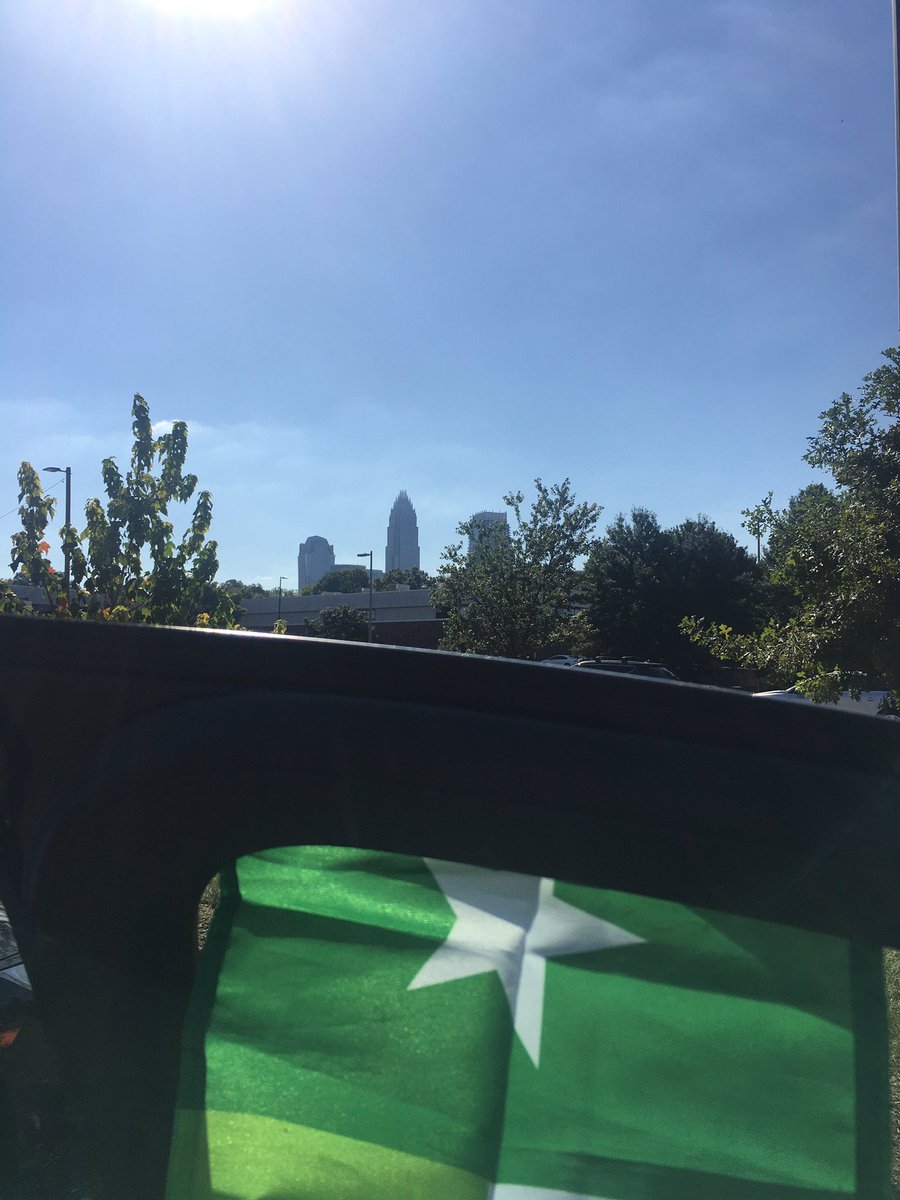rmb194's tweet photo. My #UNT #GMG battle flag enjoyed time in the Queen City, #Charlotte NC, for the #ISPI2019 fall symposium @AvidXchange. I presented game design research and enjoyed presentations on innovation & creativity. @ISPICLT @ISPI1962 #EaglesAroundTheWorld https://t.co/8ApzZynso9