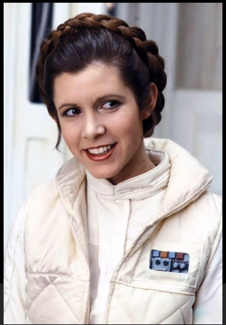 Happy birthday to the galactic princess Carrie Fisher 