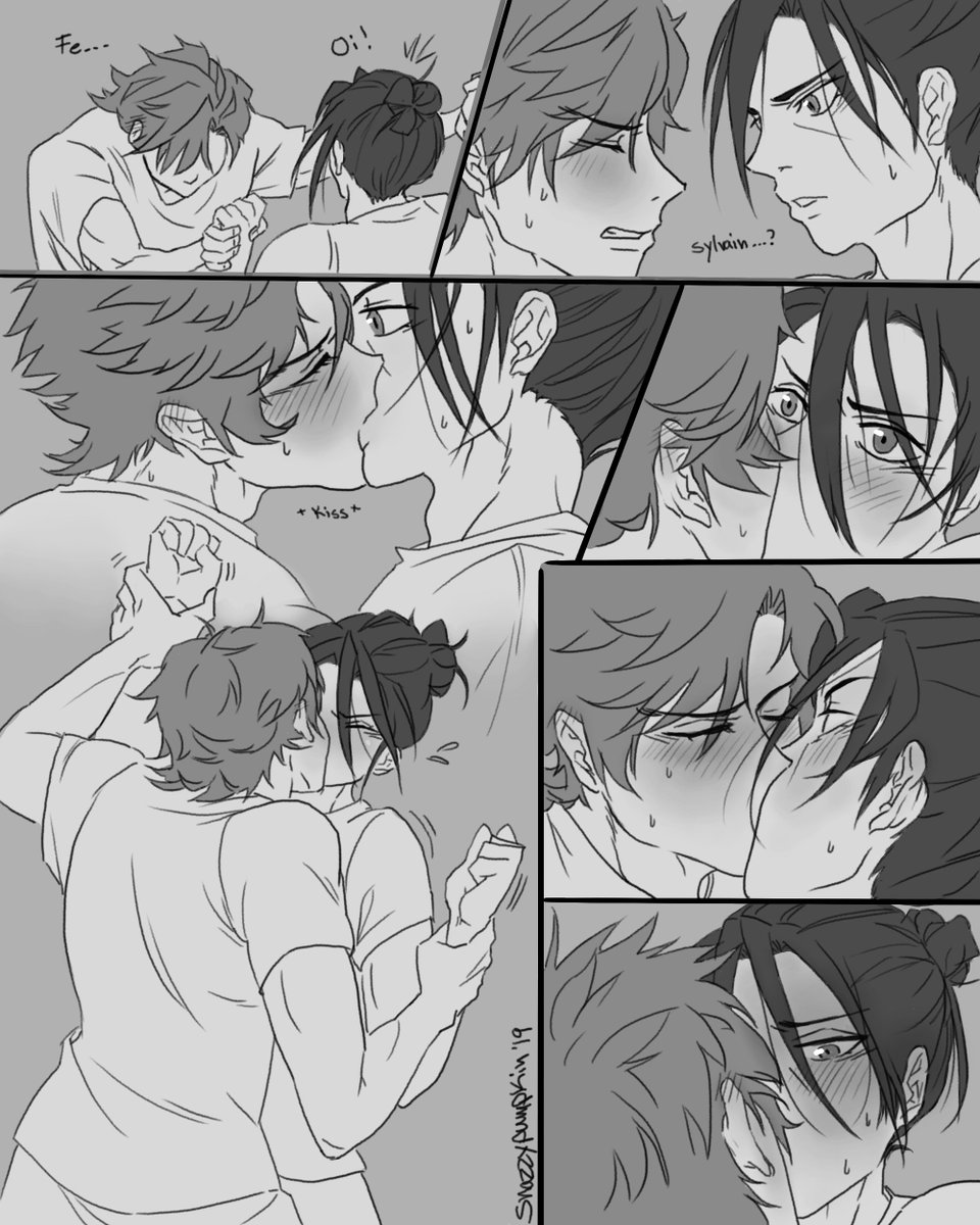 snazzypumpkin's tweet photo. yeeee it's done

beat a lot of personal obstacles with this, quite proud of myself. 
(ﾉ◕ヮ◕)ﾉ*:･ﾟ✧ hope you like it
#sylvixweek2019 #sylvix #sylvainjosegautier #FelixHugoFraldarius https://t.co/36Ub7VirUS