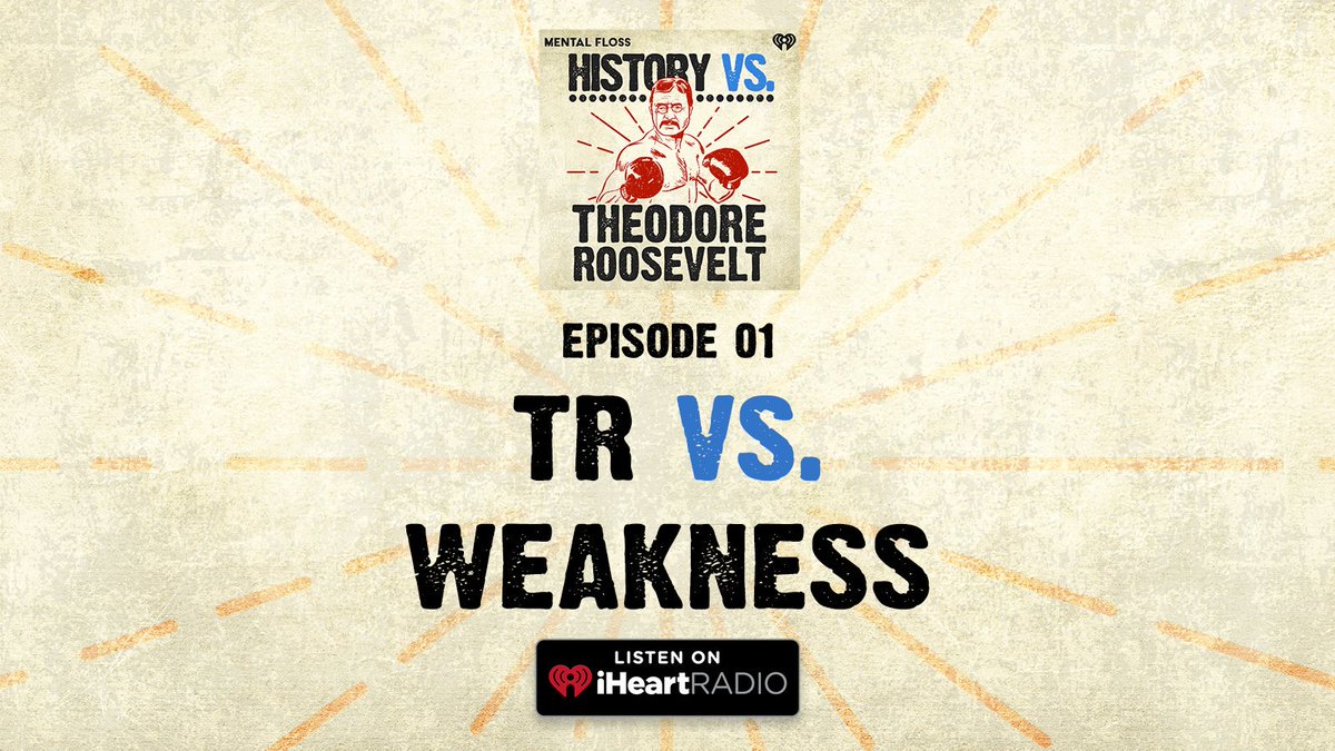 Theodore Roosevelt wasn’t always strong enough to stop a bullet. On episode 1 of <a href="/HistoryVSPod/">History Vs. Podcast</a>, we learn more about TR’s lifelong battle with asthma and how his childhood illness influenced his life philosophy. Listen here: megaphone.link/HSW2734257770