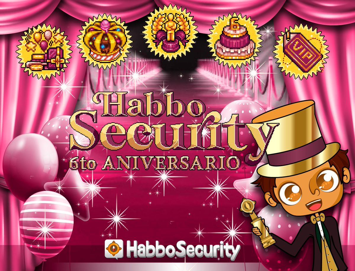 ESHabboSecurity's tweet photo. 📢Del 21 al 27 de octubre celebra el 6º Aniversario de HabboSecurity!🎂🎉🎈 ¡No te olvides de asistir a todas las actividades que tenemos programadas para ti!🎆 Para mayor información visita nuestra web o lee detenidamente la siguiente noticia➡ https://t.co/LzpUrAPruY @ESHabbo https://t.co/gZCIkJfUbx