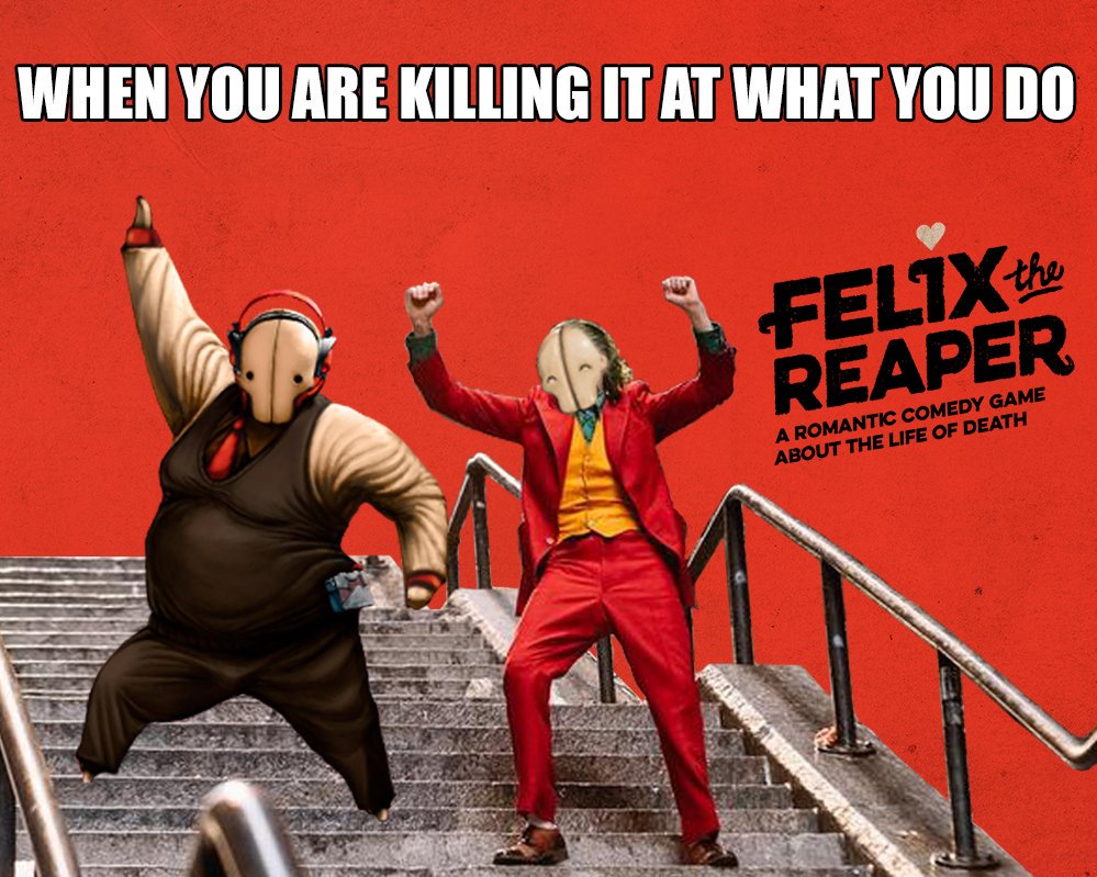 daedalic's tweet image. #WhenYouAreKillingItAtWhatYouDo #FelixTheReaper