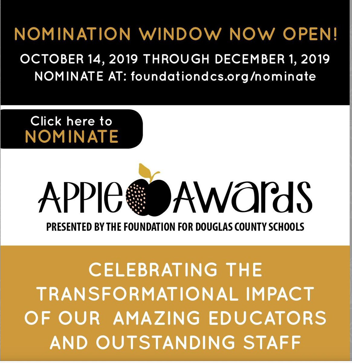 Please use this link to enter nominations:
foundationdcs.org/nominate