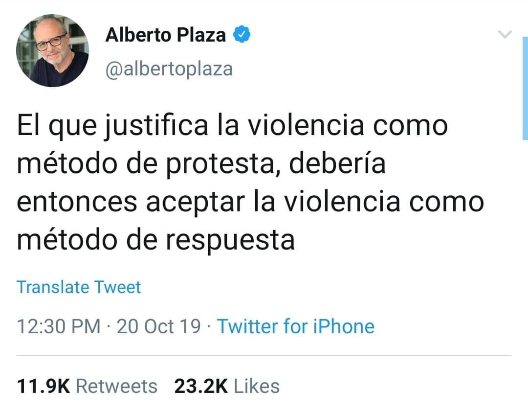 Brachoander's tweet photo. Y entonces entramos al círculo vicioso de la violencia que nunca acabará. https://t.co/rGTCEoq79h