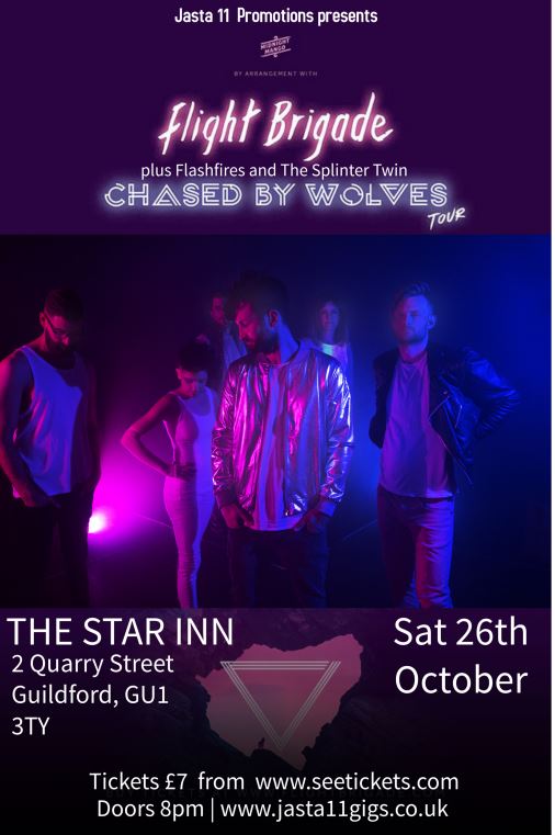 This Saturday we are on at 20.15 at the <a href="/StarGuildford/">Star Inn Guildford</a>