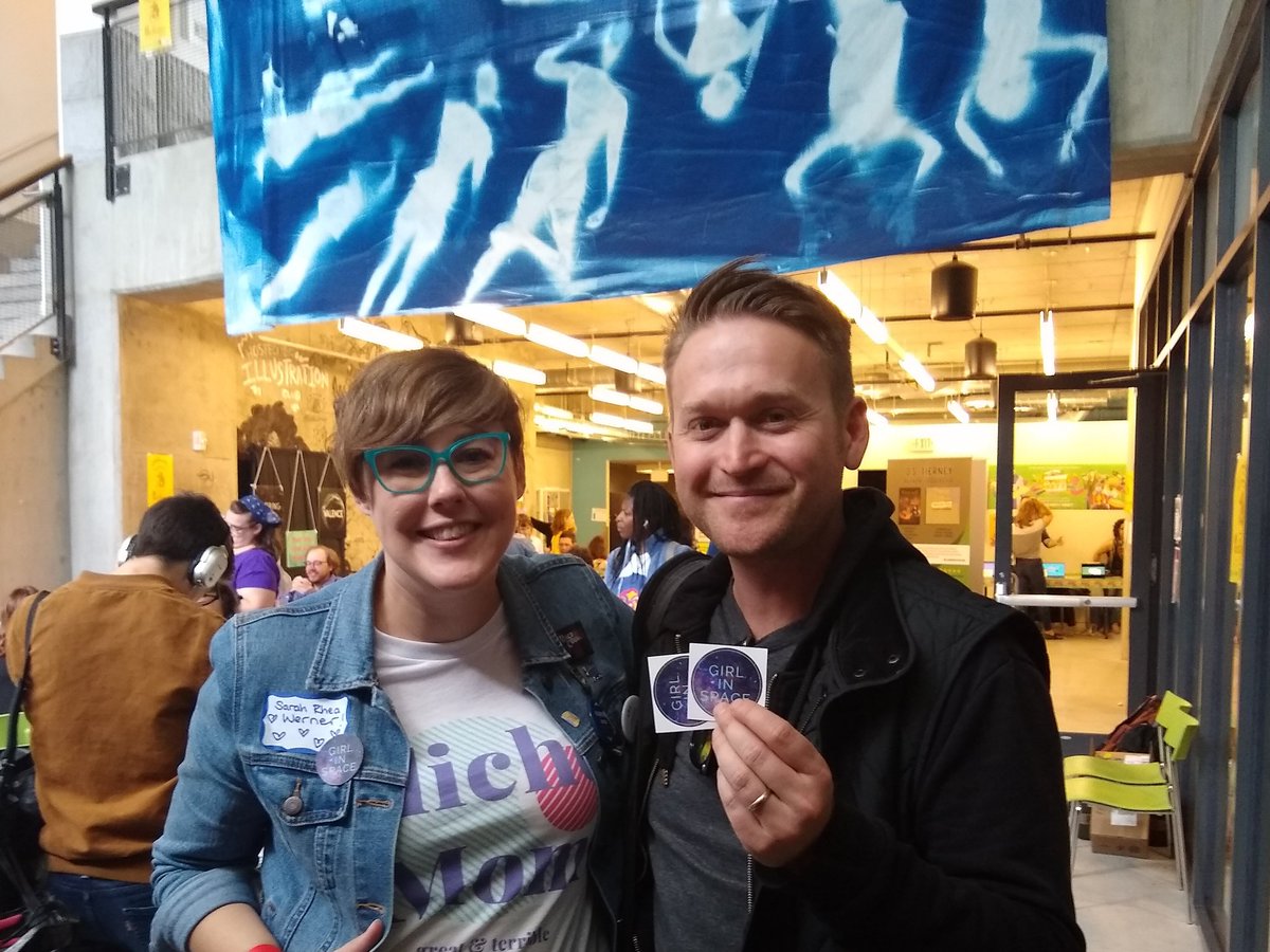 Our own <a href="/okeeffewith2fs/">Chris O'Keeffe</a> caught up with the original <a href="/girlinspacepod/">Girl In Space Podcast</a> , legendary <a href="/SarahRheaWerner/">Sarah Rhea Werner</a> at <a href="/PodTalesFest/">PodTales</a> !! We encourage all creators to check out Sarah's writing resources &amp; to join her I Am a Writer Facebook group (it might the last good thing on Facebook) #audiodrama