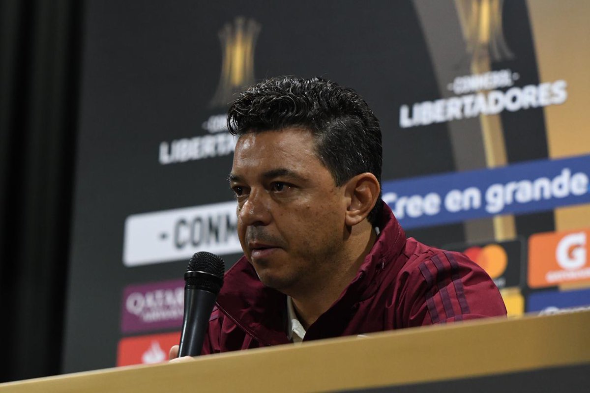 RiverPlate's tweet photo. 🎙️ "El partido de mi vida ya lo jugué, fue a fin de año en Madrid. Este es un partido muy importante, un nuevo desafío". #MG https://t.co/SOUN4ZFYYo
