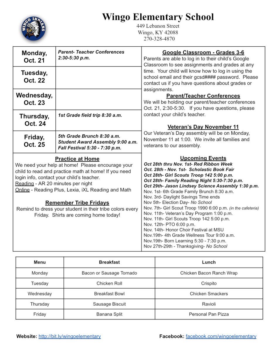 Wingo Elementary School tweet media