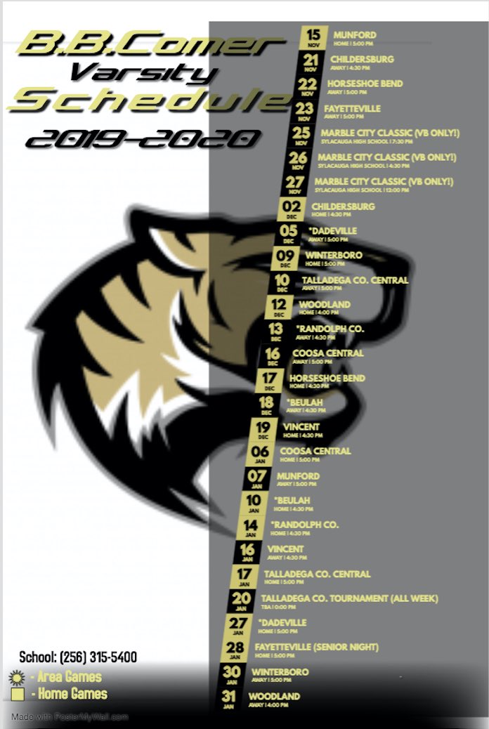Coach_MHale's tweet photo. It’s that time again. Check your calendars and make time to support our Tigers! We can’t wait to get started. Go Tigers! 🐅🏀 @BBCMHS @bbcomertigers @coachhardie64 https://t.co/sLvwi9oXaN