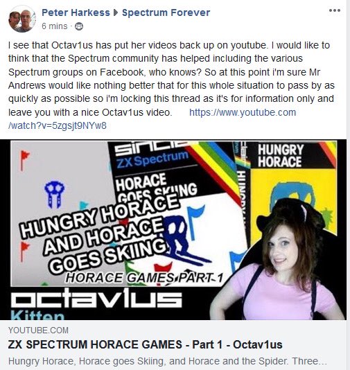 dave_jatt's tweet photo. If only #SpectrumForever were so vocal when their group was (and probably still is) full of #zxvega shills who were part and parcel of a £500k fraud against backers. Well done https://t.co/yR93K78AHK
