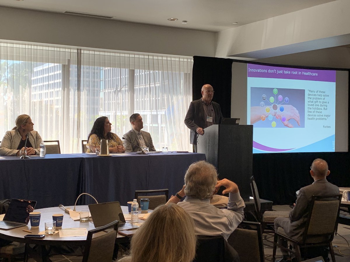 bblumenfeld's tweet photo. @clifgold Clifford Goldsmith @Health_IT of Microsoft talking about patient-facing clinical decision support needing to be more than “shiny objects on your wrist” #pccds2019 https://t.co/muiw3XTOLd