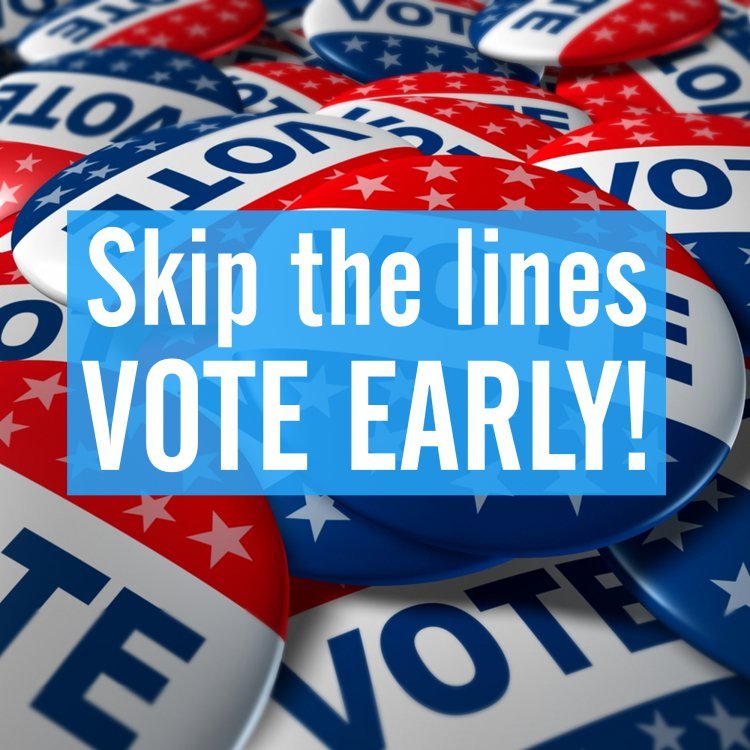 levelupxpllc's tweet photo. Early voting starts in Texas today. Show us your best selfie with your I voted sticker in the comments!

#EarlyVoting #Texas #yourvoicematters #govote https://t.co/s7BQpu7vca
