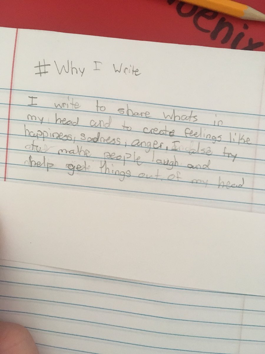 We write for so many reasons! Celebrating #WhyIWrite all day long!