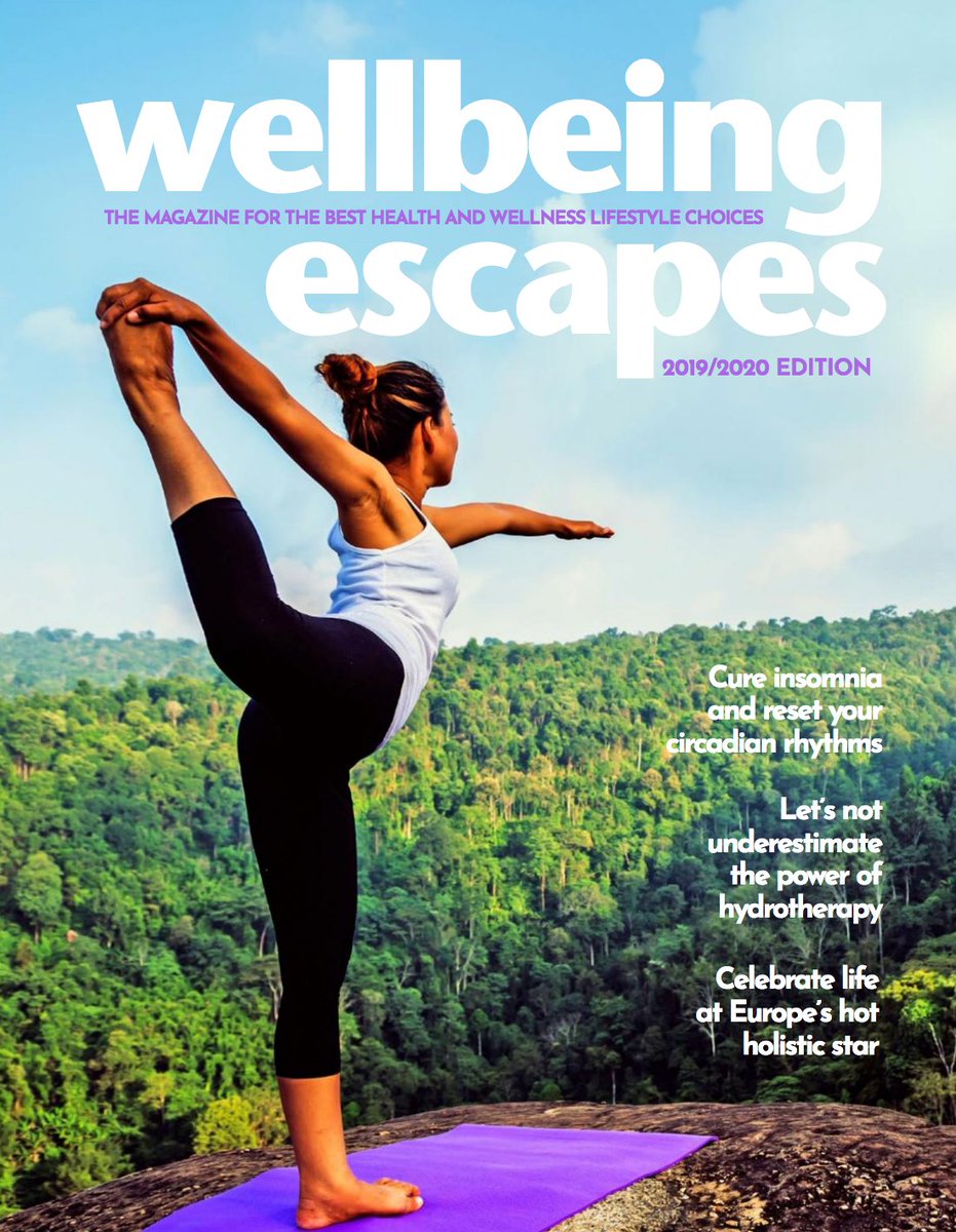 Great to have contributed to <a href="/WellbeingEscps/">Wellbeing Escapes</a> magazine.  There's some fab stuff in there and stunning venues.  If you're looking to pamper yourself check it out!  Something for the new year perhaps?  #sleep #ayurveda #sleepology bit.ly/2N0nrHW