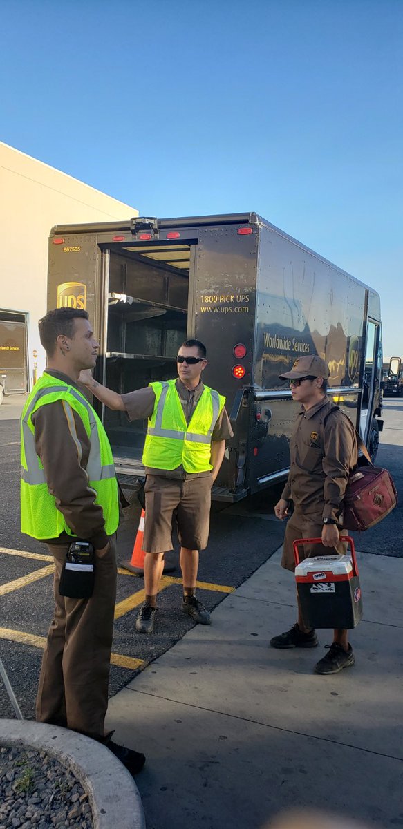 ups_taylor's tweet photo. It’s a beautiful morning for a safety rodeo in Vegas!!! @SouthCalUPSers @jrindafernshaw @RayRoche7 @russlvups https://t.co/FcrH3iltdM