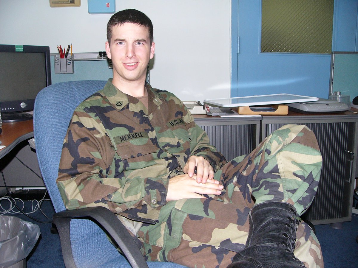 Every good Soldier had their days as a soup-sandwich private. Just found proof of mine... my NCO took this picture right before he smoked me. Can you spot why?