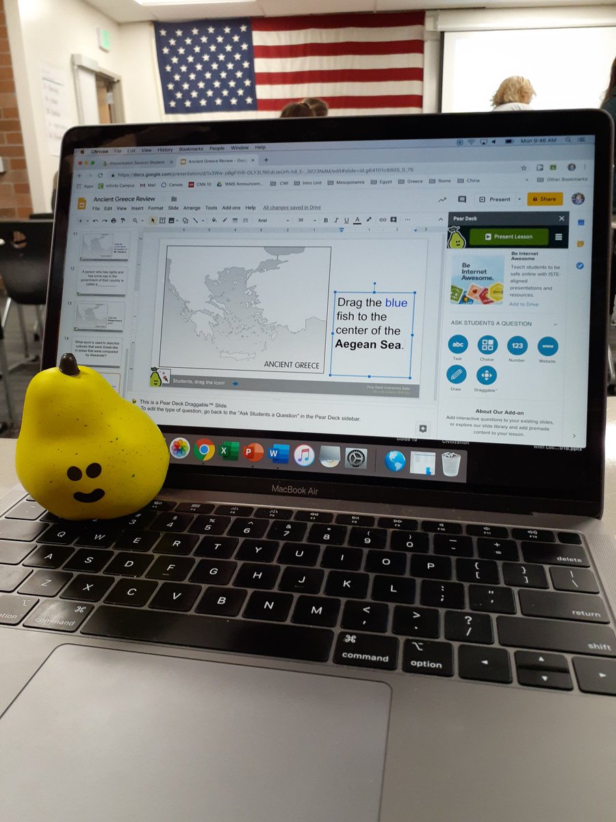 Using today's learning about <a href="/PearDeck/">Pear Deck Learning</a> to put together tomorrow's lesson! #INSPIRE4