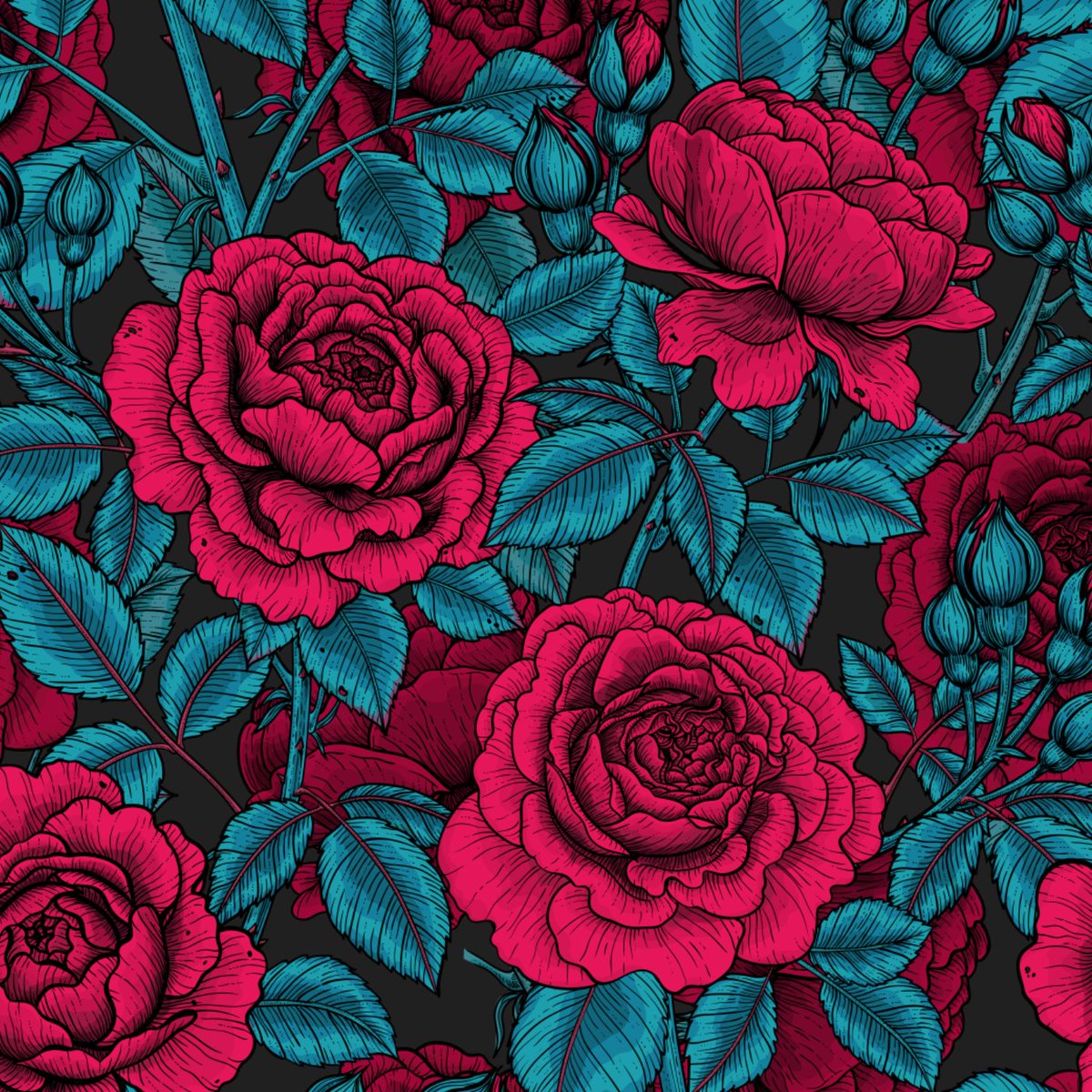 New pattern
 #society6, #redbubble #Zazzle #Spoonflower
#pattern #botanicalpattern #floralillustration #floralpattern #rose #rosepattern #rosedrawing #productdesign #homedecor #fabric #fabricdesign #textiledesign #textiledesogner #surfacedesign #drawing #vector  #katerinakart