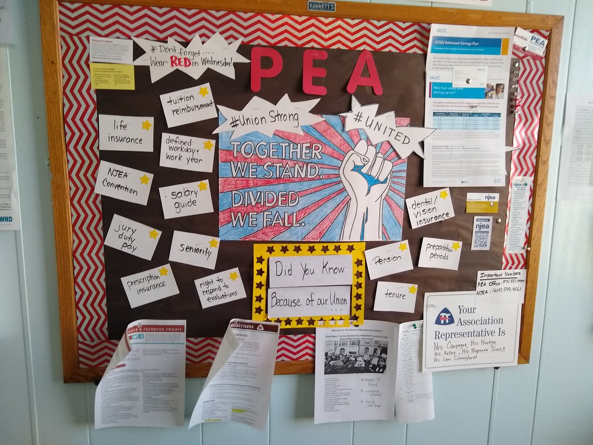 Kudos to Paterson E.A. members at School 21 on your fantastic looking bulletin board!