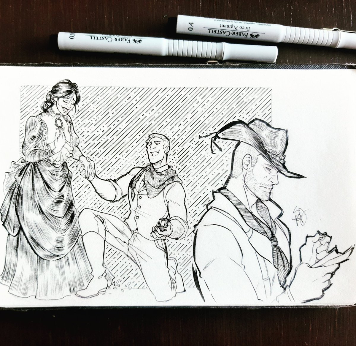 Red Inktober Redemption Day 20: Ring 

"Arthur, oh...Arthur". 

Unpopolar opinion: I don't hate Mary.

#reddeadredemption2 #rdr2 #redinktoberredemption #rdr2inktober #inktober2019 #inktober 