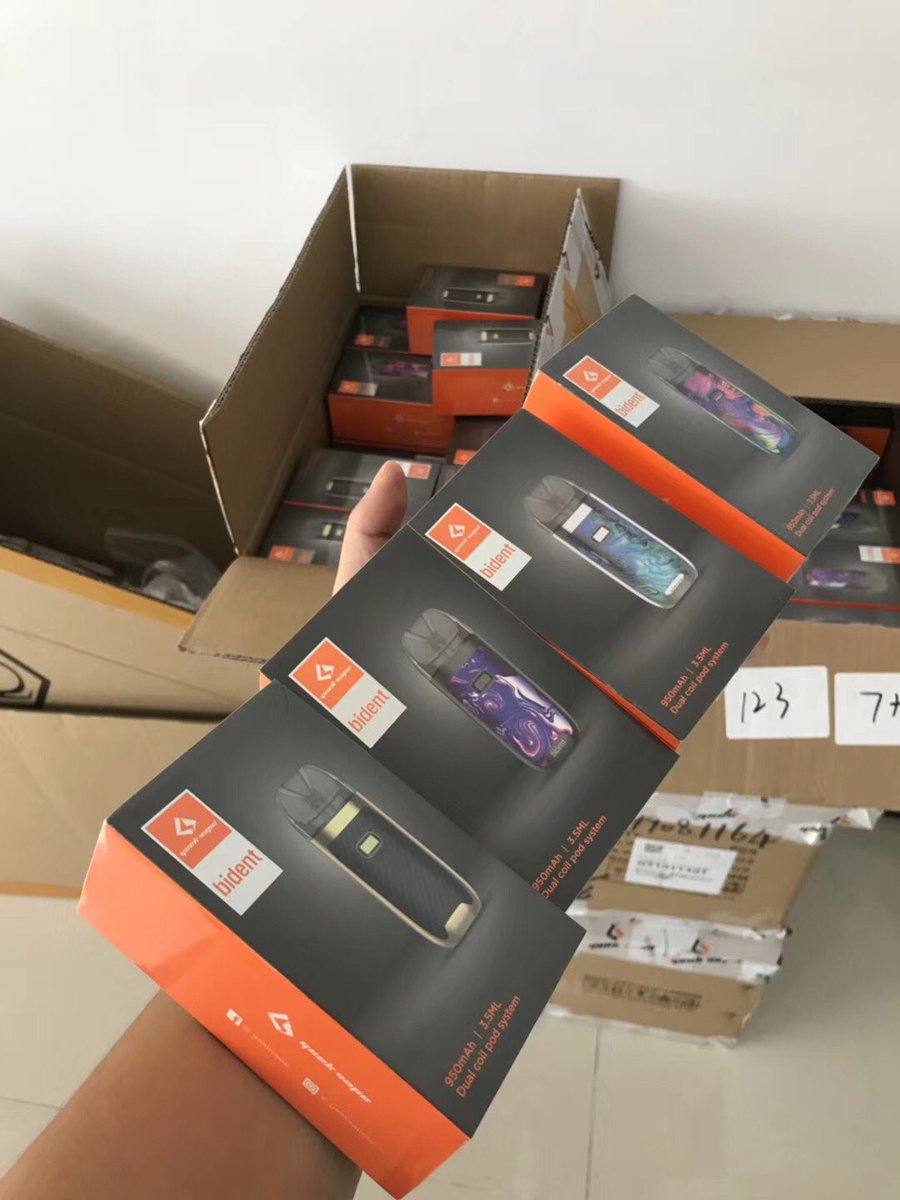 jmokofficial's tweet photo. GeekVape Bident Pod System VW Kit 950mah stock Clearance, silicon case free, wholesale only, welcome to inquire and order!
#geekvapebident #geekvapebidentpod #geekvapepod #newpod #newvapepod #bidentpod #bidentpodkit #vape #vapes #vapor #chinavapewholesaler #vapestockclearance https://t.co/rl3g20seS1