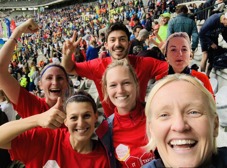 FIPRAinsight's tweet photo. FIRPIOTS enjoying this weekends @brusselsekiden marathon, running in 3:58:26! Bravo #FIPRA runners! 🥳🏅🏃🏼‍♀️🏃🏻‍♀️🏃🏼‍♀️🏃🏼‍♀️🏃🏻‍♀️🏃🏻‍♂️#neverquit #running #worklifebalance #healthyhearthealthymind #ekiden https://t.co/USIsQ0iqBg