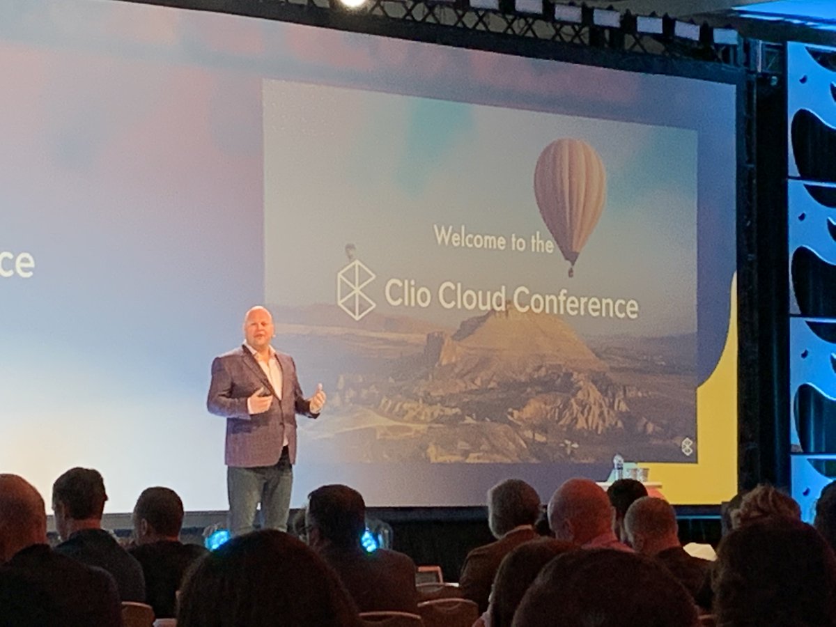 Jack Newton delivering the keynote at the Clio Cloud Conference 2019. Great to be here in San Diego and looking forward enhancing Qase with Clio integration in the months to come! #ClioCloud9