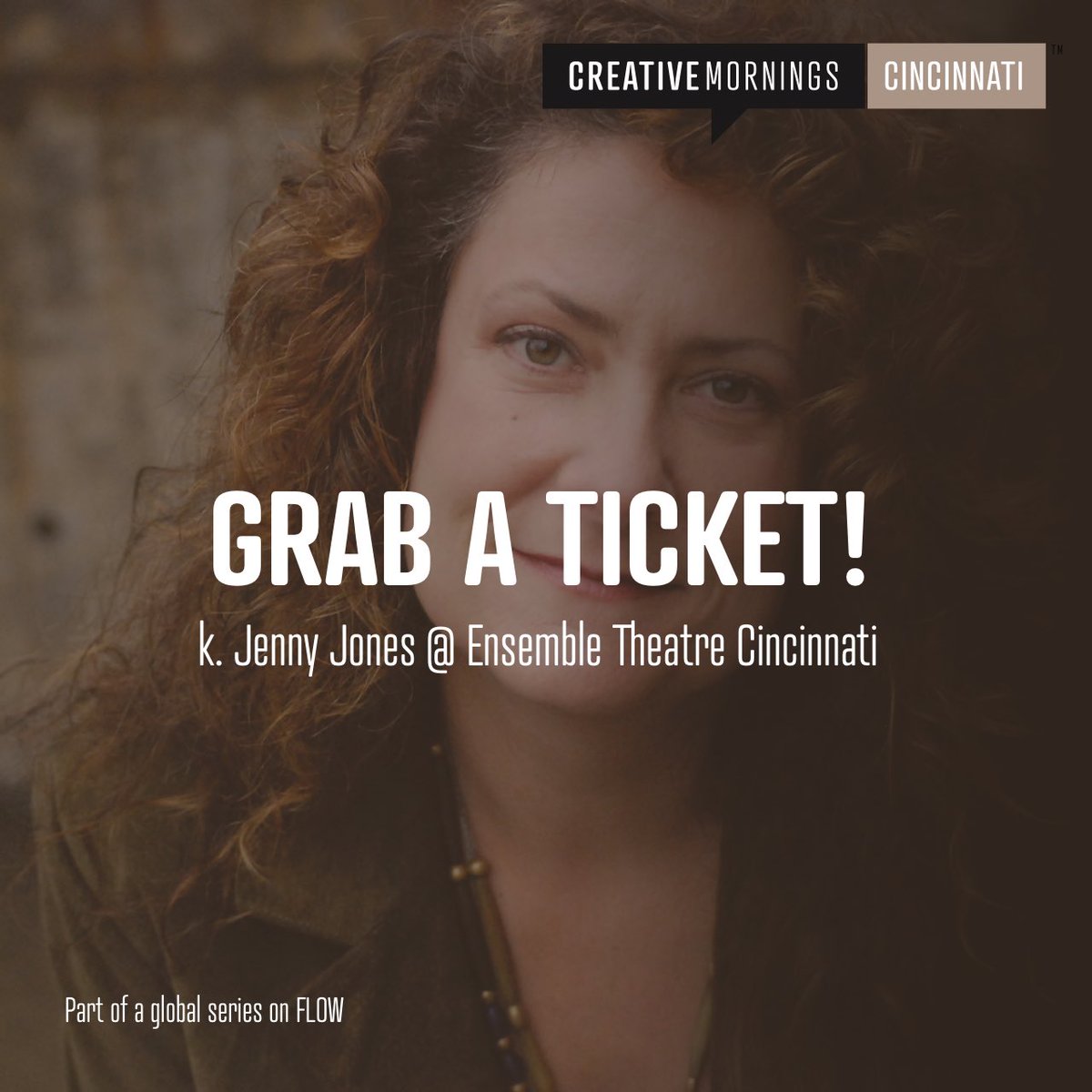 Tickets are live for Friday's event #CMFlow featuring fight choreographer &amp; leading consent culture advocate, K. Jenny Jones: creativemornings.com/cities/cin