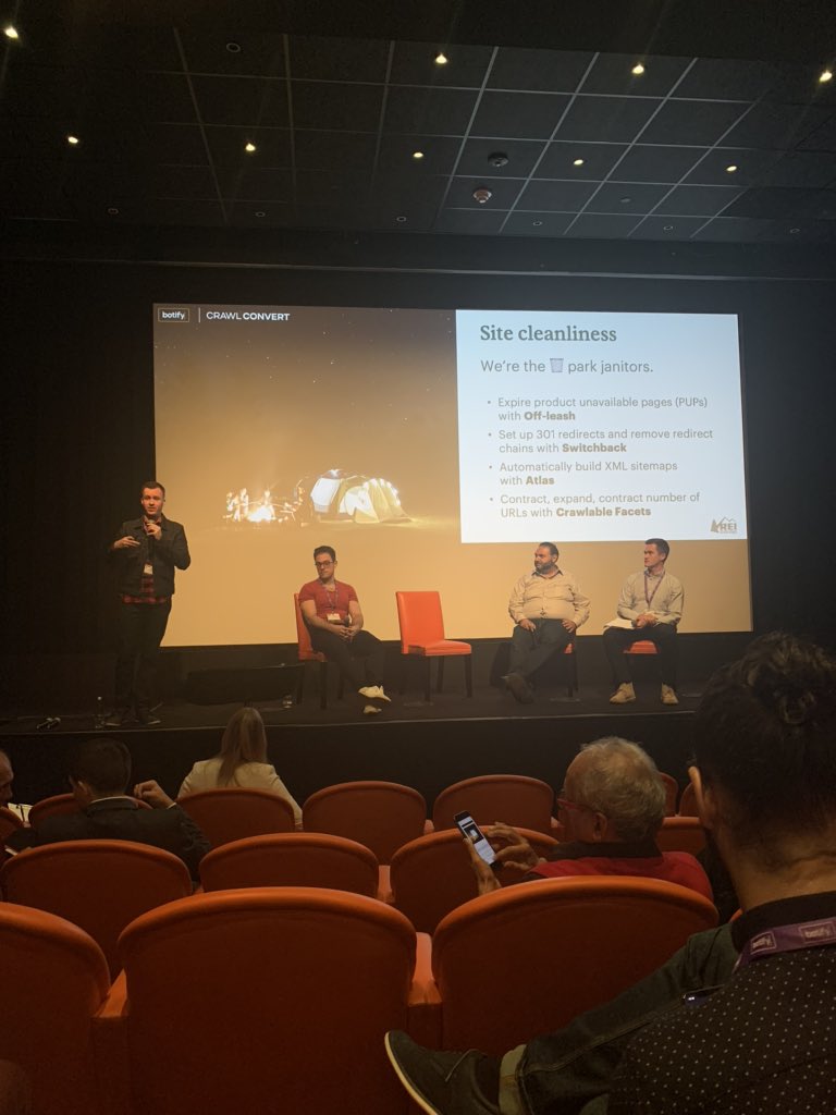 jakebohall's tweet photo. Great info from REI on their efforts to shrink their crawl space and indexed pages to better focus on pages they wanted to rank.. #crawl2convert @botify https://t.co/R6xwlVTaIE