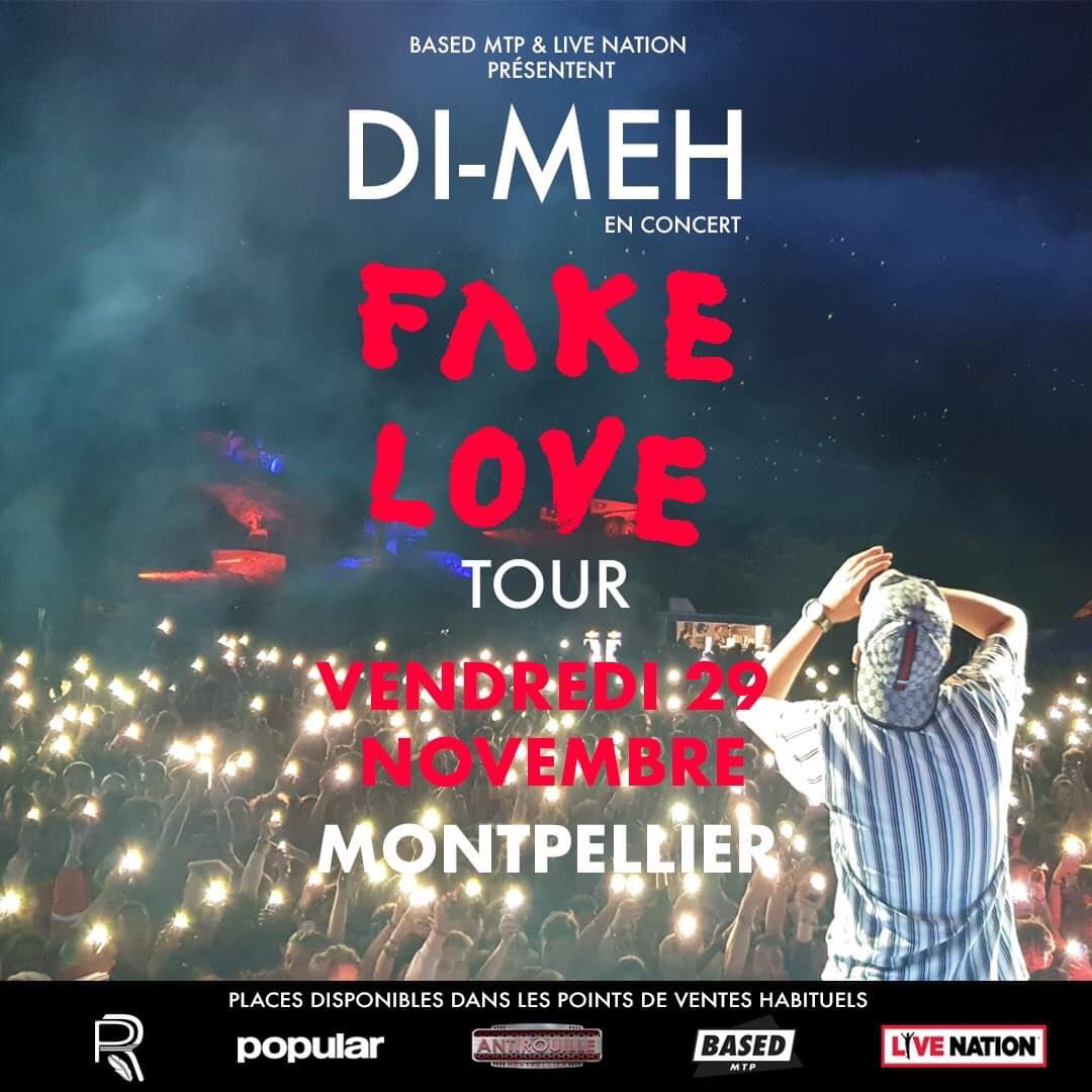 ShadesFrance's tweet photo. 🚨 JEU CONCOURS @basedmtp 

Gagne tes places pour voir Di-Meh en concert à Montpellier !

♻️ RT pour gagner 2x2 places ! https://t.co/bhId8boaw6