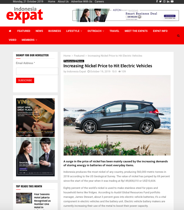 GRIDMETALS's tweet photo. Increasing Nickel Price to Hit Electric Vehicles: https://t.co/yRIg0hsHhv @Indonesia_Expat
$GRDM #Nickl #Ni #Nickelprice #EVbatteries https://t.co/JrpMQtvTKX