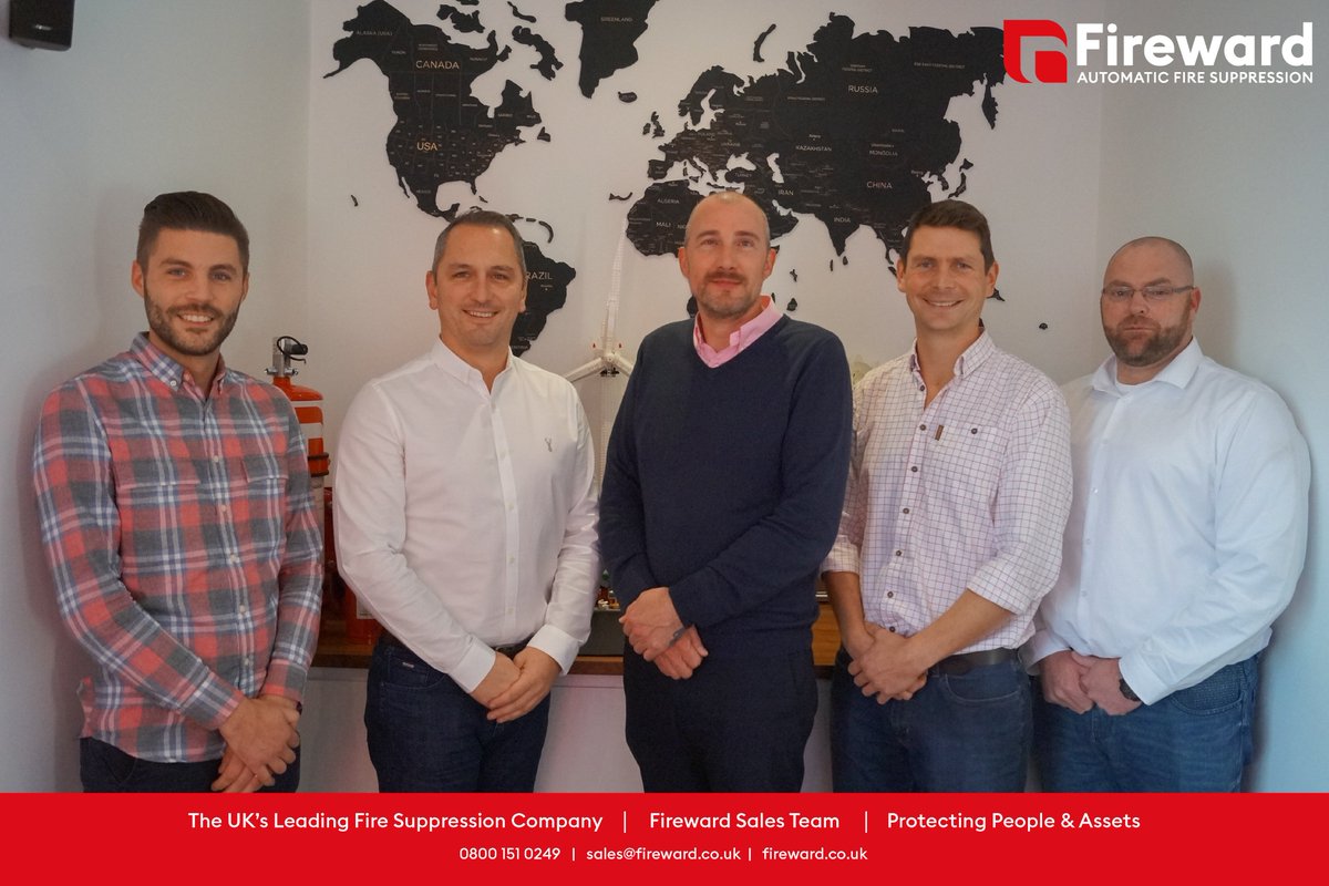 FireWardnet's tweet photo. Fireward is growing! Please join us in welcoming the new @FireWardnet Sales Team members, with over 90 years collective experience. #MarkScutt, #GrahamImms #PipBulgin #ConradCaldwell join #MichaelAntoni. #ProtectingWithPride #FireSuppression #FireProtectionMatters #TeamFireward https://t.co/Dp8ZYmE12W