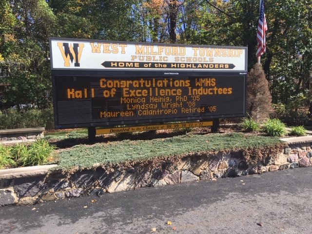 WMHS Alumni to be inducted into the WMHS Hall of Excellence this Friday. Exciting!  #WMHometownPride