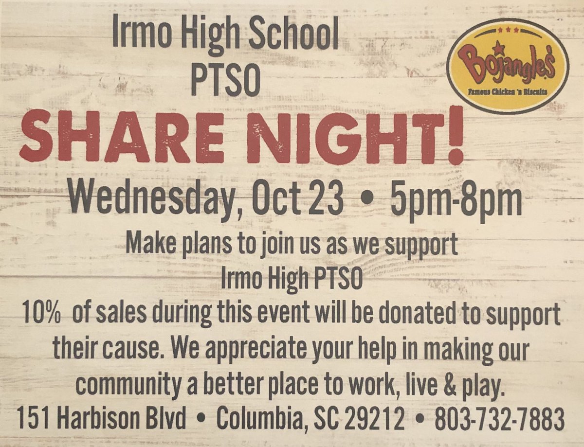IrmoPtso's tweet photo. Come join us Wednesday night.⁦ ⁦@IrmoHigh⁩ https://t.co/G6IorNObpx