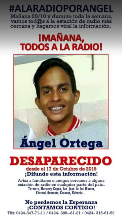 ejgonzalez92's tweet photo. Ángel Ortega, quien desde el día Jueves se encuentra desaparecido.  Seguimos con fe de que va aparecer.
Solicitamos el apoyo de 
@prensacicpc
 @cicpcaraguainforma @cicpc_24hora @ALARADIOPORANGEL https://t.co/sKvrLLC5Lv