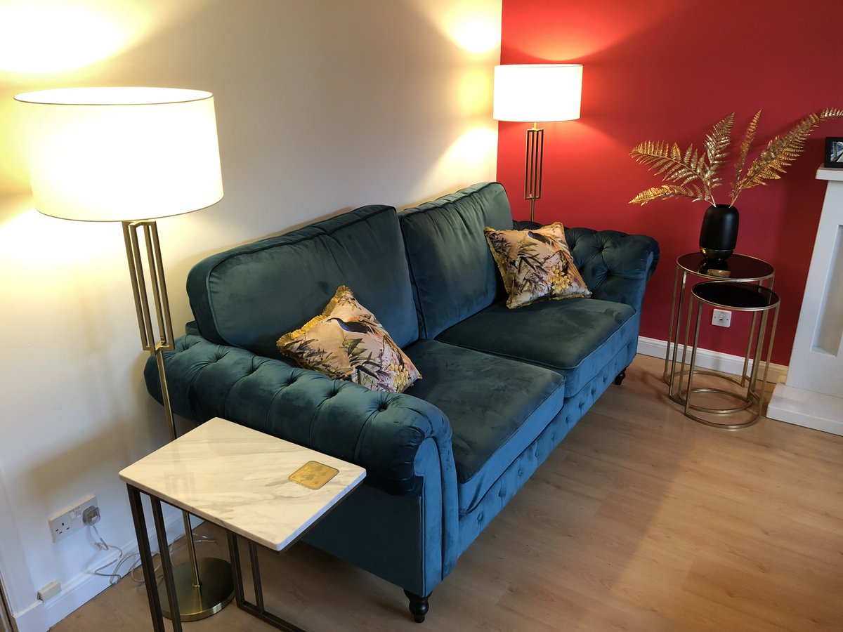 callumjodwyer's tweet photo. The latest from #SofaWatch - new cushions, side table & lamps 😊 https://t.co/HRIkTmrAXQ