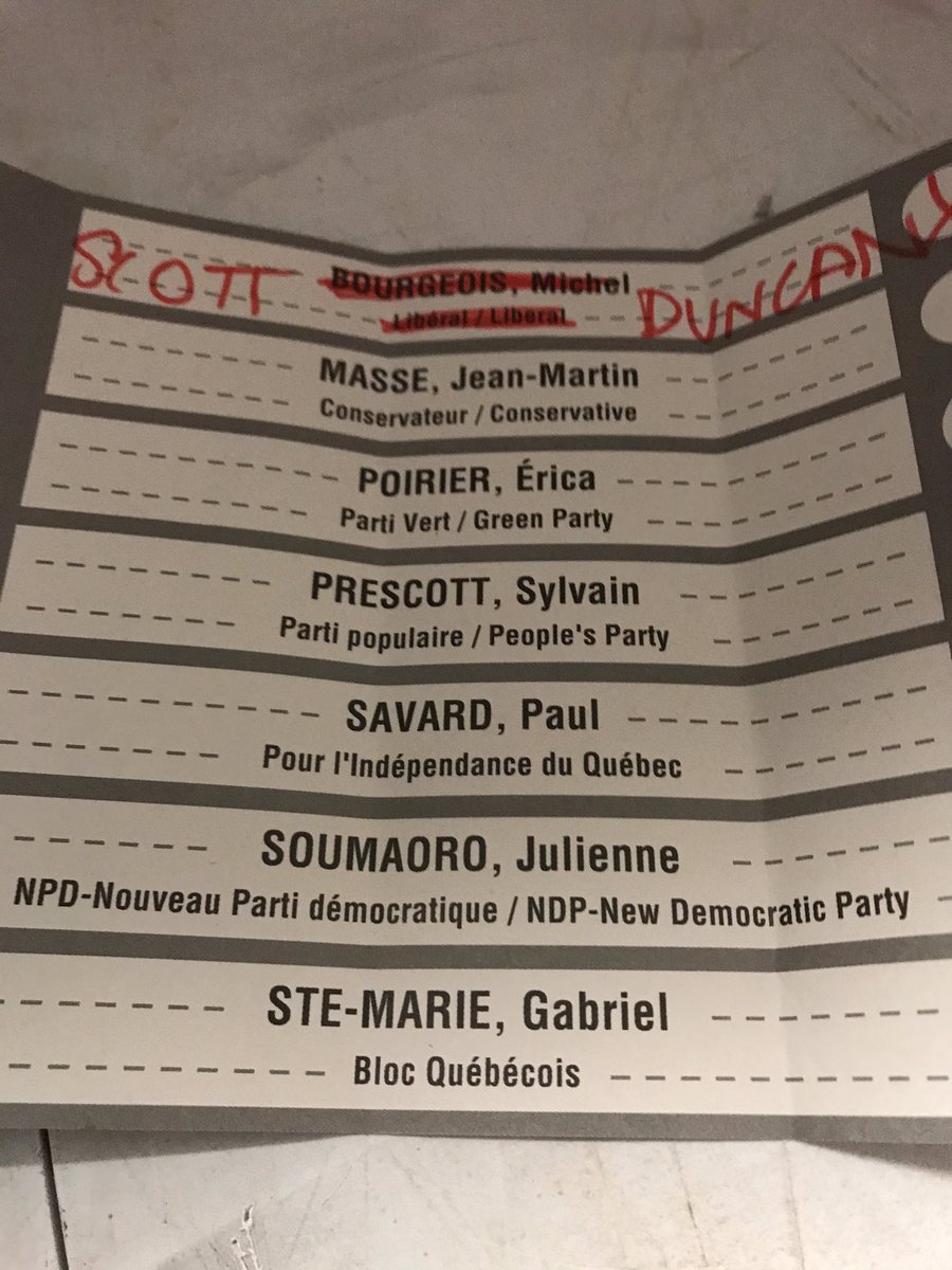 NatLaPirate's tweet photo. Annnnd itโs done!
#SpoiledVote #NoTrust #Elxn43
#ScottIsAlwaysRight https://t.co/s0bAoFAcjs