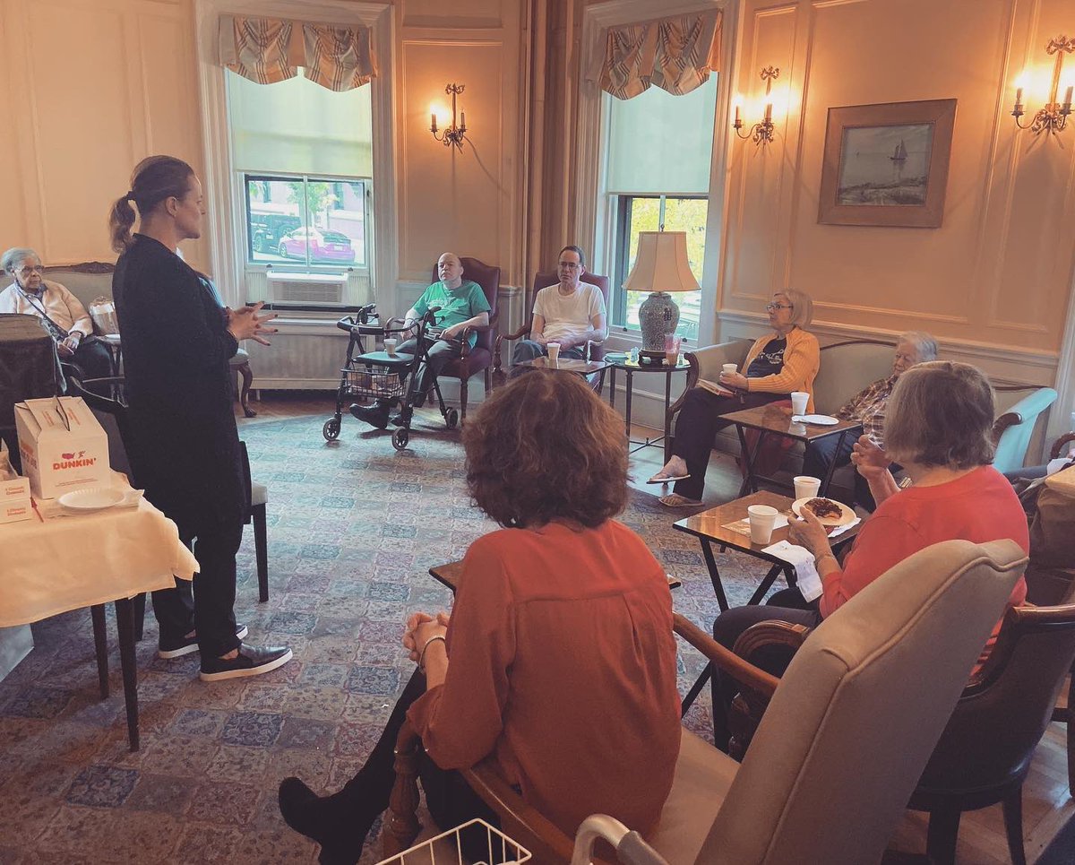 jenn4boston's tweet photo. Thank you to the residents of the Hale House for sharing your concerns and ideas with me this morning! #bostoncitycouncil #boston #backbay #seniors https://t.co/Cos6NqScMB