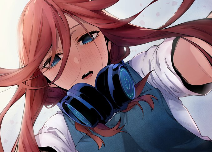 LygonさんがTwitterに投稿した中野三玖(五等分の花嫁)のイラスト。