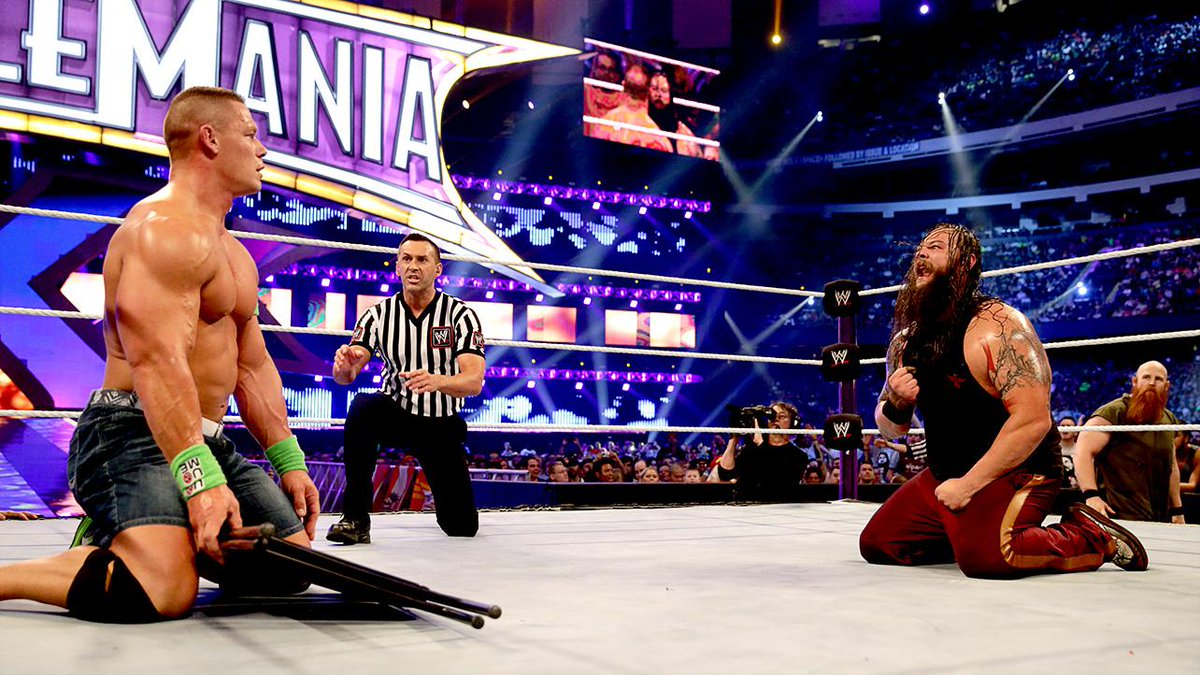 Day16. John Cena vs Bray WyattFeud time: 2014Best matches:WrestleMania30Payback 2014 - Last Man Standing matchMy Rating: 4.5/5