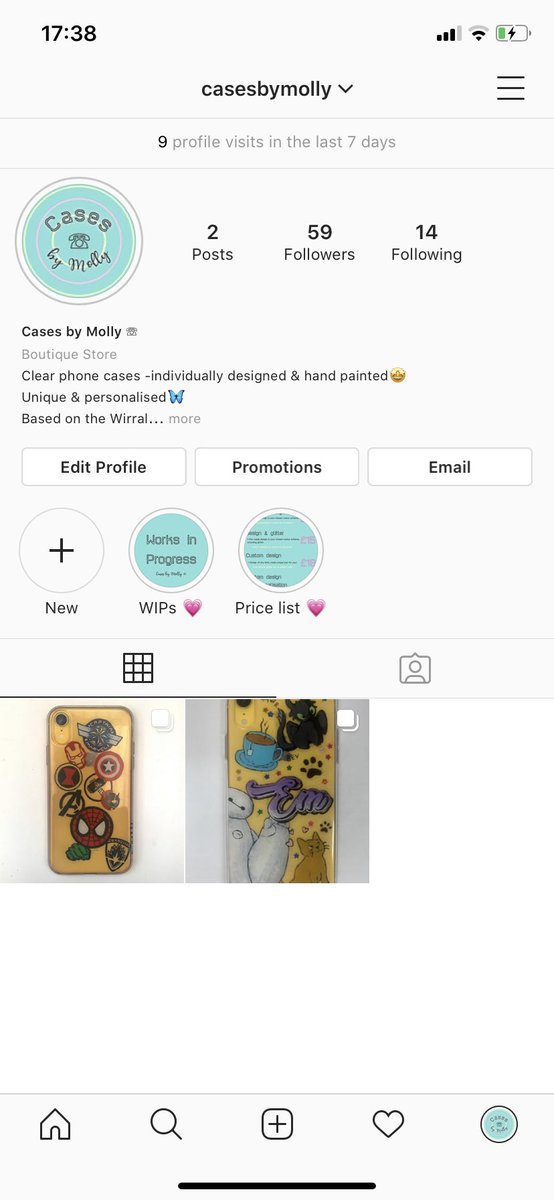 molllymoss's tweet photo. Hi everyone! I’m trying to start a little something on the side &amp; will be selling hand painted phone cases through this Instagram profile. They make really cute gifts &amp; can also be personalised (pretty much any design is available upon request). I’ll be taking orders by DM xx https://t.co/I2qV30DahU