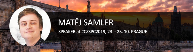 cz_spc's tweet photo. Matěj Samler will be speaking about Power Apps at #CZSPC2019. Thank you @MetjuPerry for supporting us! https://t.co/YCtbW2Umd3